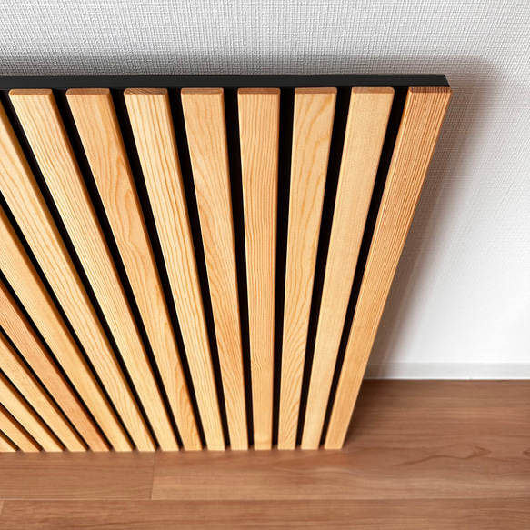 パインのスラット扉 IKEAベストー用 黒 アップグレード カスタマイズイケア ジャパンディ 縦格子 北欧 イケアハック 