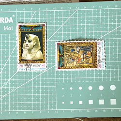 世界の切手~エジプト~8枚☆使用済み切手・海外切手 5枚目の画像