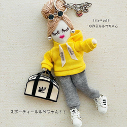 ルルベちゃん（受注作製） バッグチャーム lily＊doll 通販 15742047