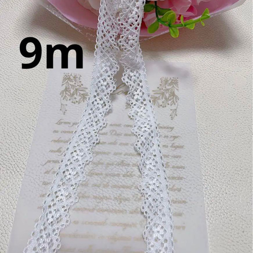 B272 艶感ある白小花柄ストレッチレース 手芸用品 レース ʚmummyɞ 通販 