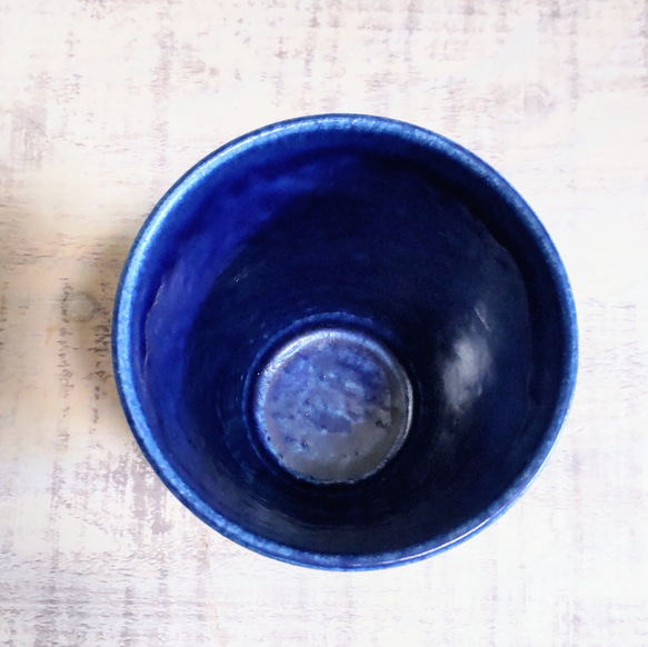 青のフリーカップ　大 4枚目の画像