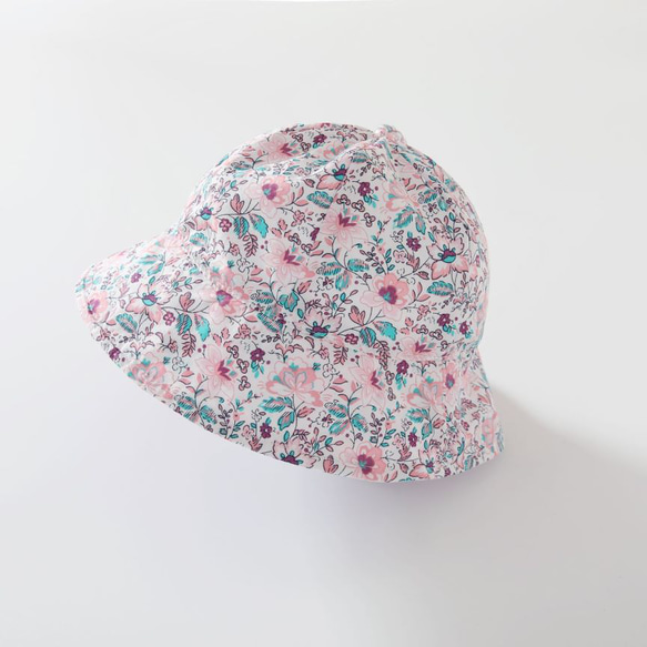 [59-90cm] 小花柄ベビースーツ/ベビー服 帽子付き 夏 - XH2208 10枚目の画像