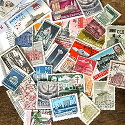 切手 国内、海外 使用済