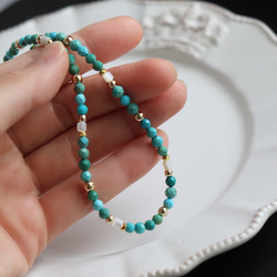 ミディアム・ターコイズ ネックレス 9枚目の画像