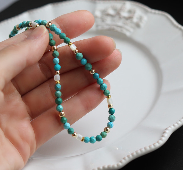 ミディアム・ターコイズ ネックレス 9枚目の画像