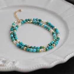 ミディアム・ターコイズ ネックレス 5枚目の画像