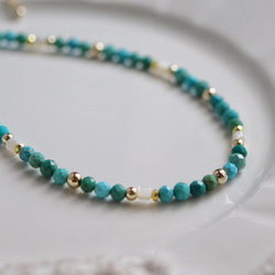 ミディアム・ターコイズ ネックレス 4枚目の画像