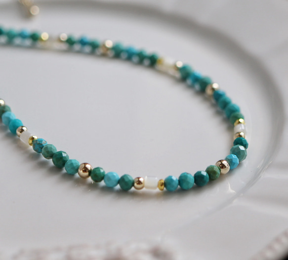 ミディアム・ターコイズ ネックレス 4枚目の画像
