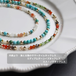 ミディアム・ターコイズ ネックレス 11枚目の画像