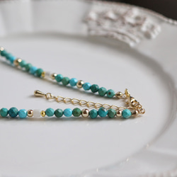 ミディアム・ターコイズ ネックレス 8枚目の画像