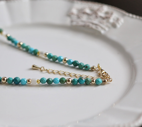 ミディアム・ターコイズ ネックレス 8枚目の画像