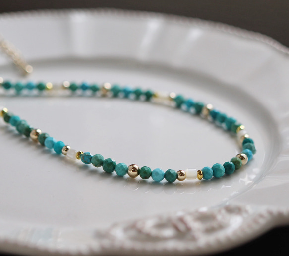 ミディアム・ターコイズ ネックレス 3枚目の画像