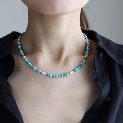 ミディアム・ターコイズ ネックレス 6枚目の画像