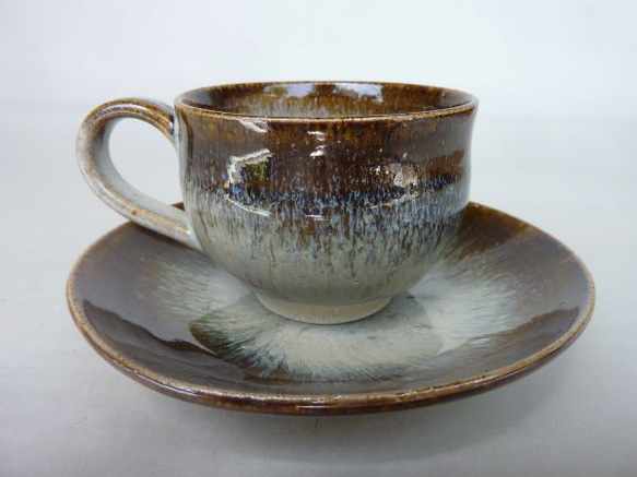 コーヒーカップ(海鼠釉） 2枚目の画像