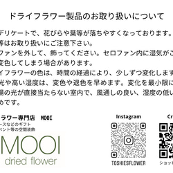 ドライフラワーのミニアレンジメント　母の日ギフト2025 9枚目の画像