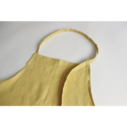 リネンエプロン【Standard apron】 Light yellow 3枚目の画像