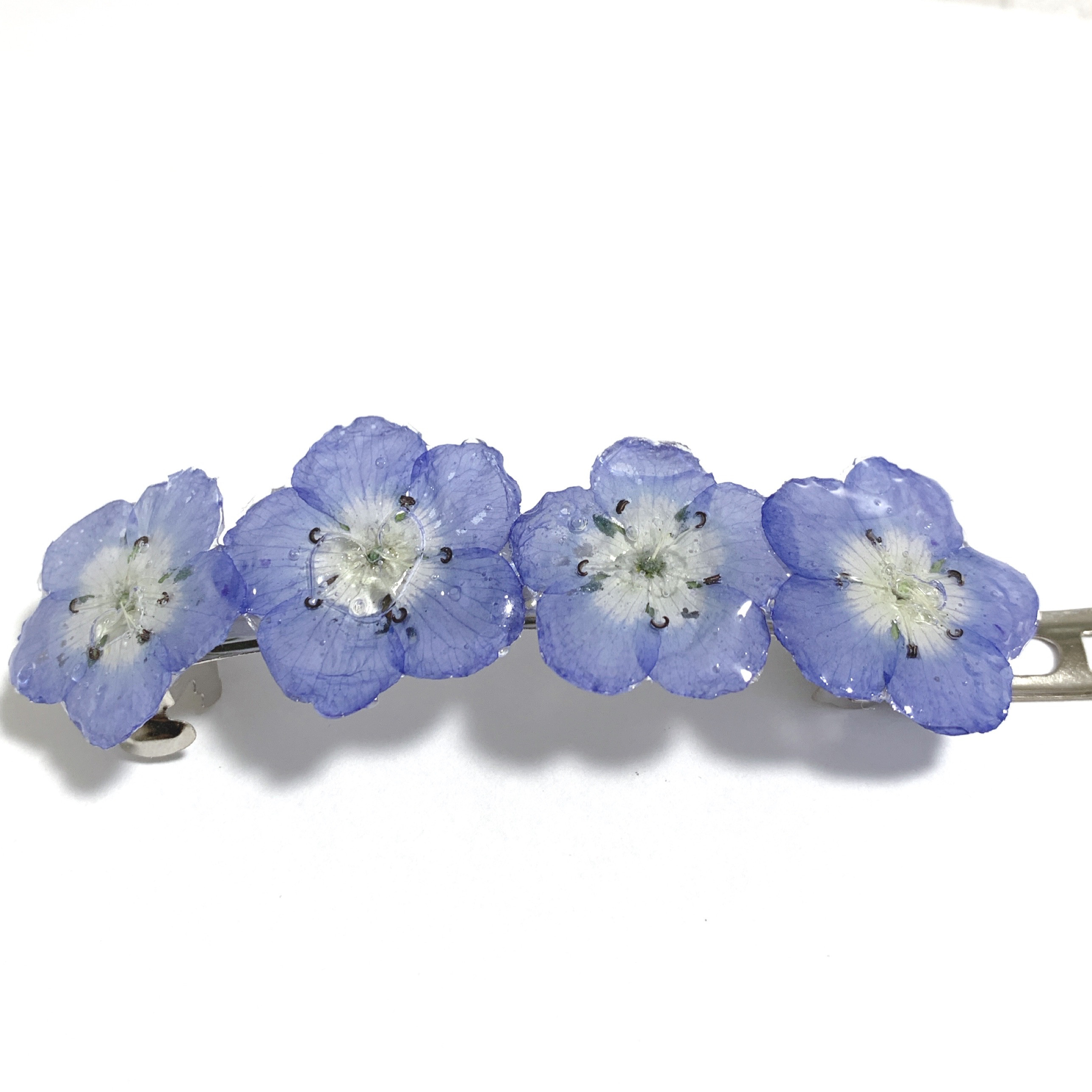 Mami.t》 ネモフィラのバレッタ バレッタ Mami.t 通販 15744191