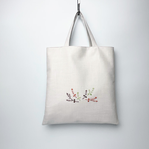 日本刺繍の手提げバッグ A4 茶道お稽古 着物・和装にも s-002 トート  