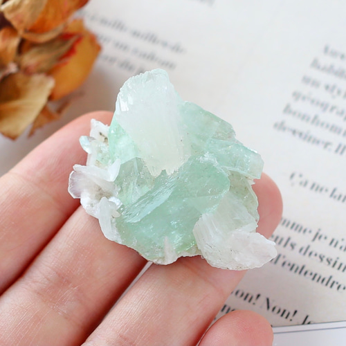 希少なグリーンアポフィライト 魚眼石 キラキラ 【公式通販】