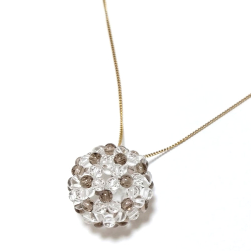 キラキラ！神聖幾何学フラーレン　天然石　スモーキークォーツ　認定クリエイター キラキラ！神聖幾何学フラーレン 天然石 スモーキークォーツ 認定