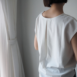 フレンチスリーブカットソー ホワイト(半袖Tシャツ) 9枚目の画像