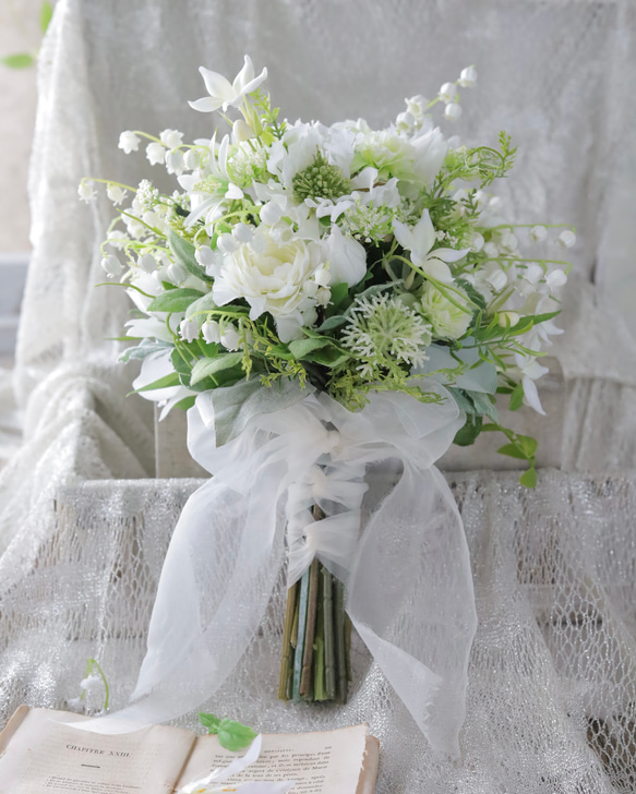 スズランのころんとゆらゆらブーケ】スズラン、すずらん、ホワイト