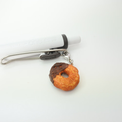 揺れるオールドファッション　チャームのボールペン      ミニチュアフード 食品サンプル 5枚目の画像