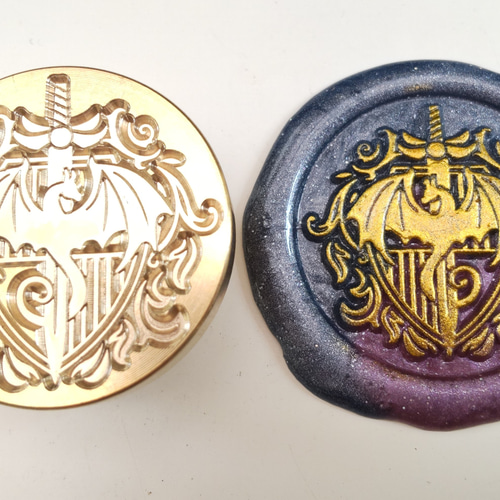 シーリングスタンプ ヘッド ドラゴンソード DIYパーツ Y2factory(稲城  