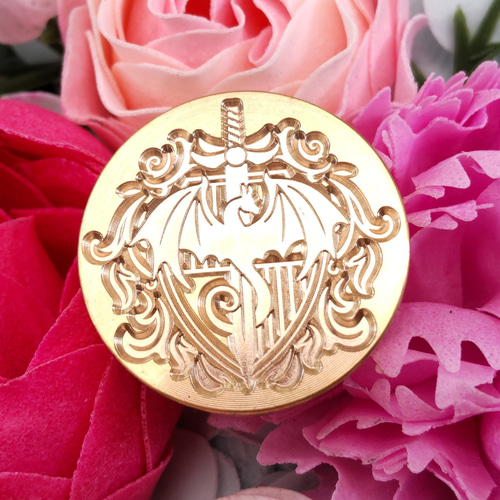 シーリングスタンプ ヘッド ドラゴンソード DIYパーツ Y2factory(稲城  