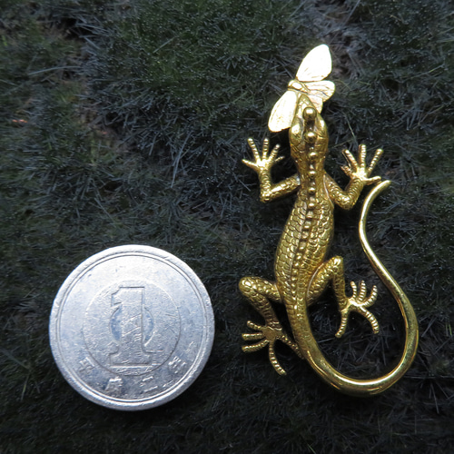 Angler Lizard(ツリビトトカゲ) ※真鍮 ネックレス・ペンダント MAKOTO