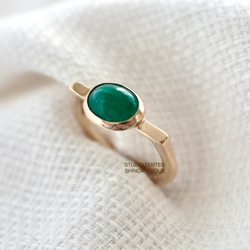 K10[afghanistanのemerald]ring 1枚目の画像