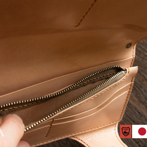 栃木レザー バイカーズウォレット サドルグレージング 長財布 栃木レザー バイカーズウォレット サドルグレージング 長財布