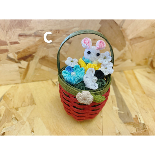 イースター♡カゴうさぎ