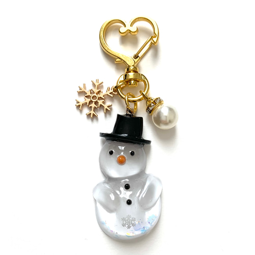 ウィンターホリデー 2019 タグ付き 雪だるま　ストラップ 新品♡ ダッフィー ぬいぐるみ ストラップ ウィンターホリデー