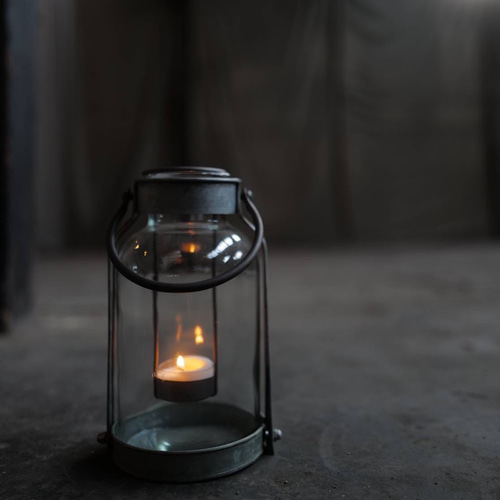 ブリキ キャンドルランタン アンティーク キャンドルホルダー ブリキ