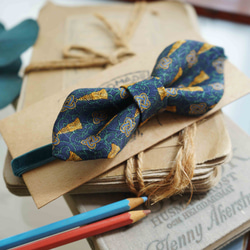 古董領帶改製手工絲質領結-Christian Dior -祖母綠-寬版 第1張的照片