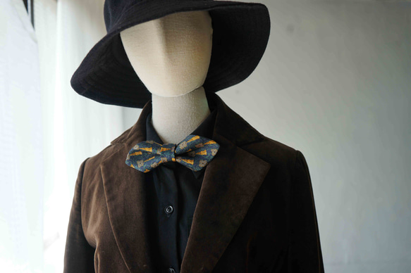 古董領帶改製手工絲質領結-Christian Dior -祖母綠-寬版 第9張的照片
