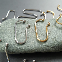 [1ペア] オールステンレス製 オリジナル イヤーカフ  金属アレルギー対応 8枚目の画像