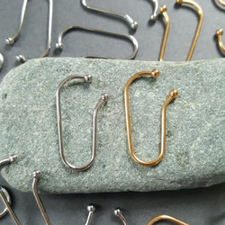 [1ペア] オールステンレス製 オリジナル イヤーカフ  金属アレルギー対応 6枚目の画像