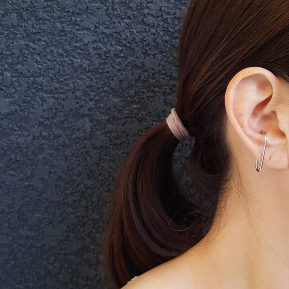 [1ペア] オールステンレス製 オリジナル イヤーカフ  金属アレルギー対応 13枚目の画像