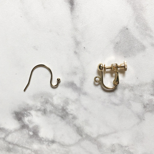 クラゲのロングピアス/イヤリング ピアス（フック・チェーン