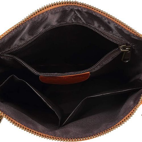 本革 ショルダーバッグ オレンジ キャメル 茶色 ブラウン 高級感 新品