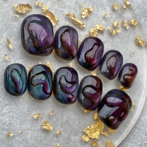 マグネットネイル カメレオンマグネット オーロラマグネット 水滴