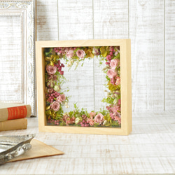 【 rose garden L size】メッセージにお花を添えて✽気持ち伝わるボタニカルフレーム 7枚目の画像