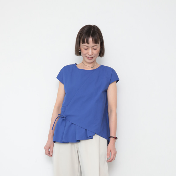 LEE tops / royal blue 6枚目の画像