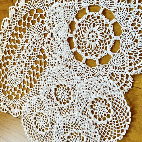 専用　ハンドメイド　レース編み　ドイリー ハンドメイド レース編みドイリー No.42 その他インテリア雑貨