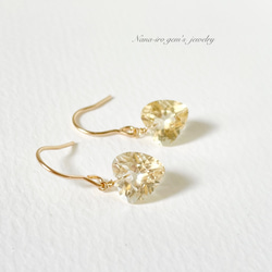 14kgf citrine pierce 8枚目の画像