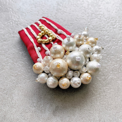 ポップコーン×ブローチ 2枚目の画像