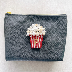 ポップコーン×ブローチ 5枚目の画像