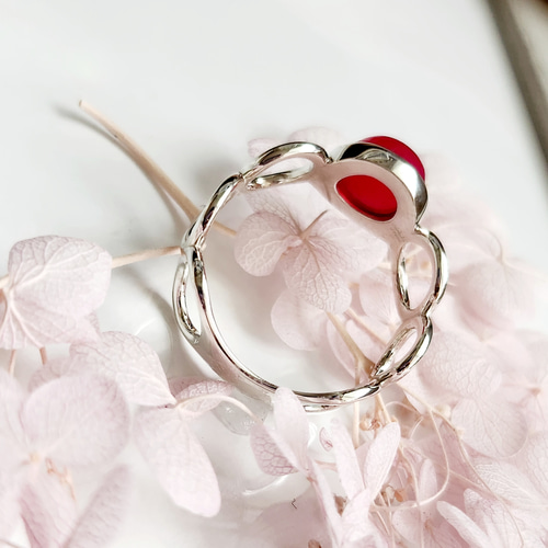 シャンカリジュエリー ピンクトパーズシルバーリング シャンカリジュエリー ピンクトパーズシルバーリング